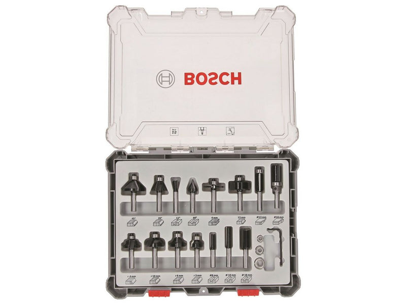 Bosch Bosc Router Set 2607017472 15 tlg. | 2607017