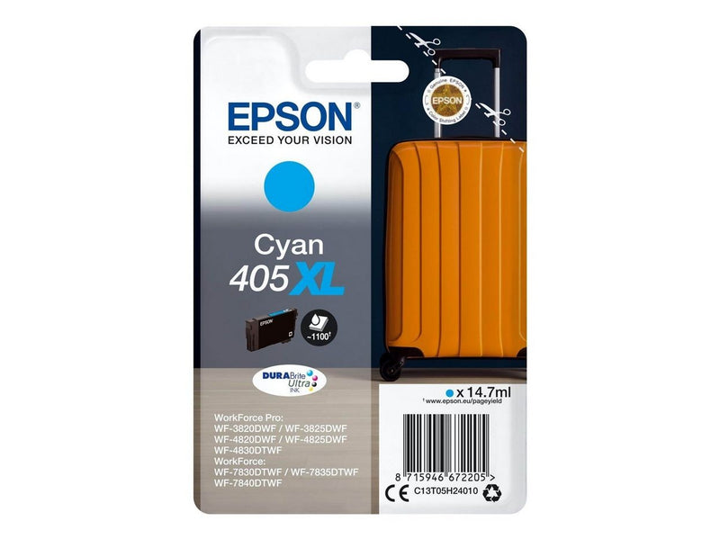 Epson 405XL - cyan - original - ink cartridge