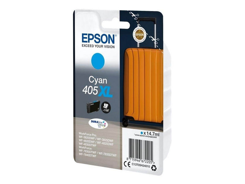 Epson 405XL - cyan - original - ink cartridge