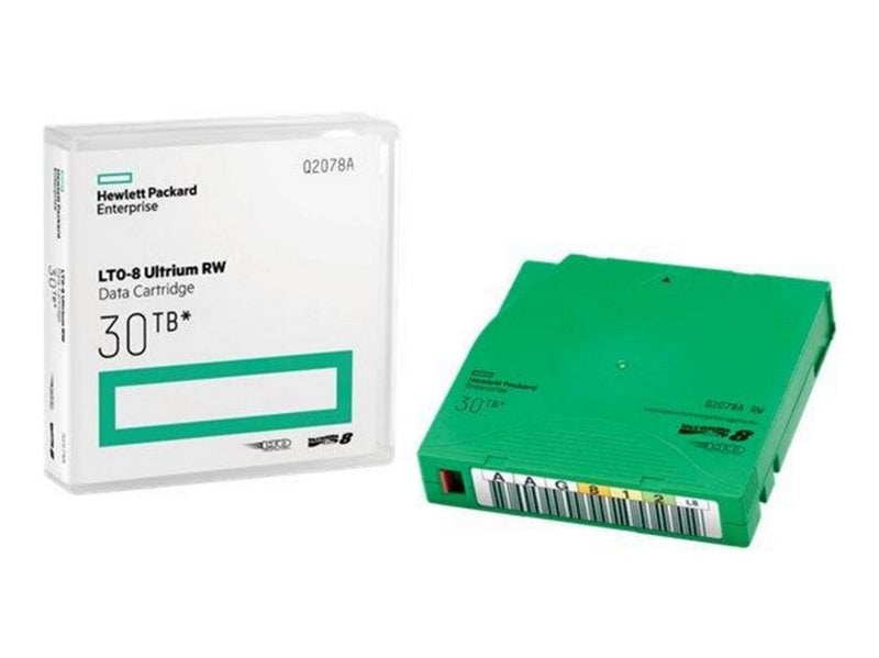 HP E LTO-8 Ultrium 30TB RW Data Cartridge