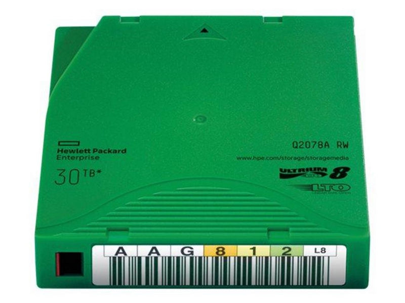 HP E LTO-8 Ultrium 30TB RW Data Cartridge