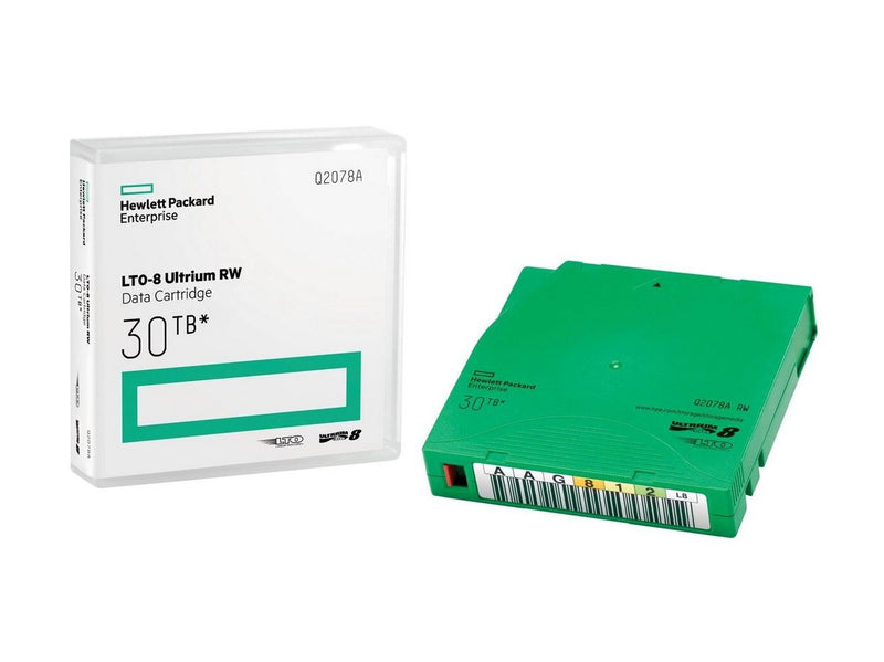 HP E LTO-8 Ultrium 30TB RW Data Cartridge