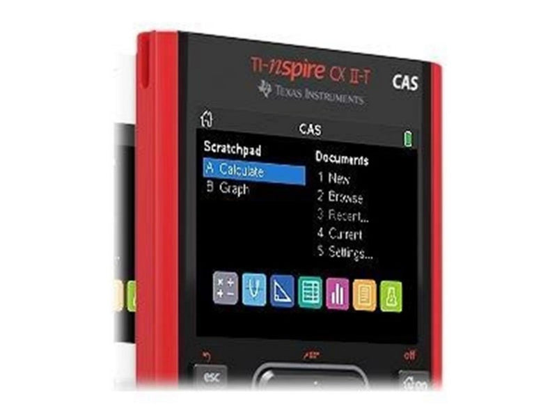 Texas Instruments TI-Nspire CX II-T CAS calculator uk manual