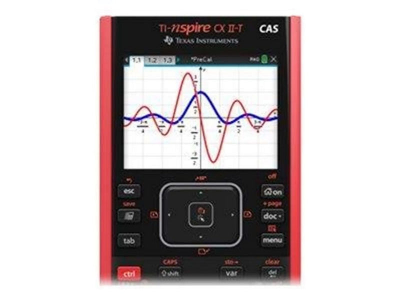 Texas Instruments TI-Nspire CX II-T CAS calculator uk manual