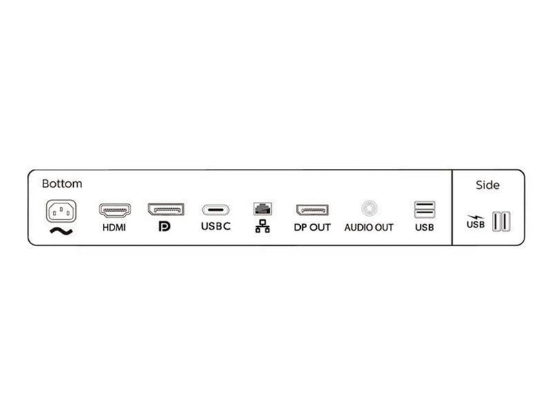 24" Philips 243B1/00 - 1920x1080 (FHD) - 75Hz - IPS - 90W USB-C