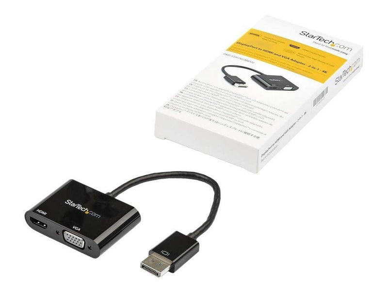 StarTech.com DisplayPort to HDMI VGA Adapter - 4K 60Hz - Mac & Windows - video