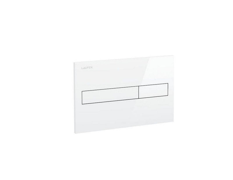 LAUFEN flush plate white