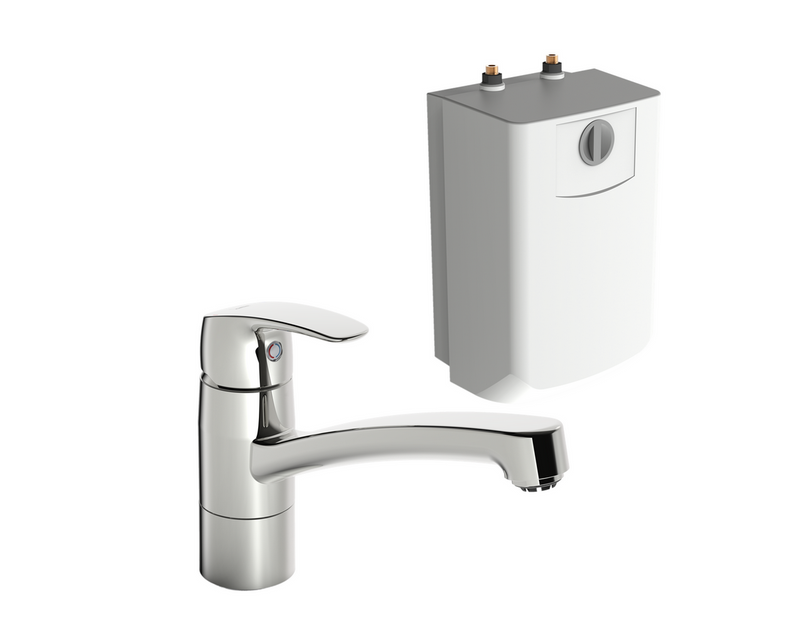 Oras safira kitchen faucet with water heater