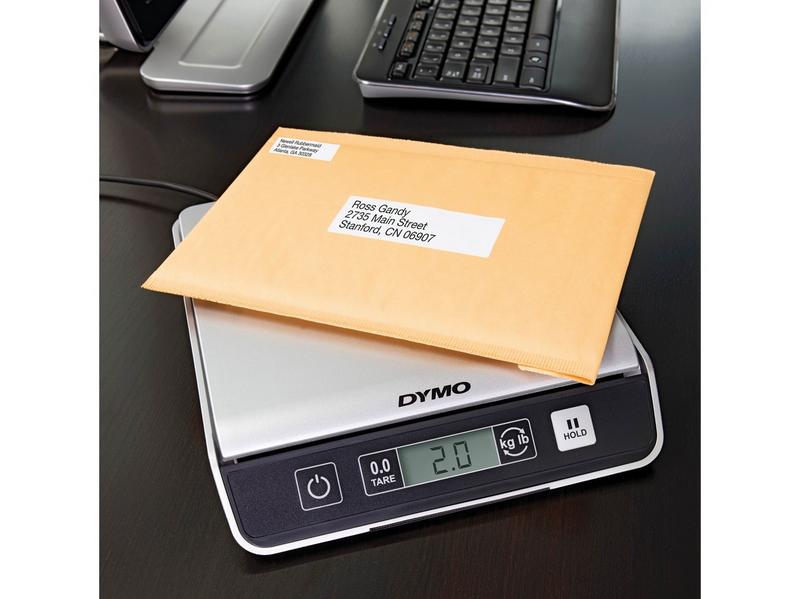 DYMO M10 Paketwaage | bis zu 10 kg | USB Briefwaage mit LCD-Bildschirm | 20 cm