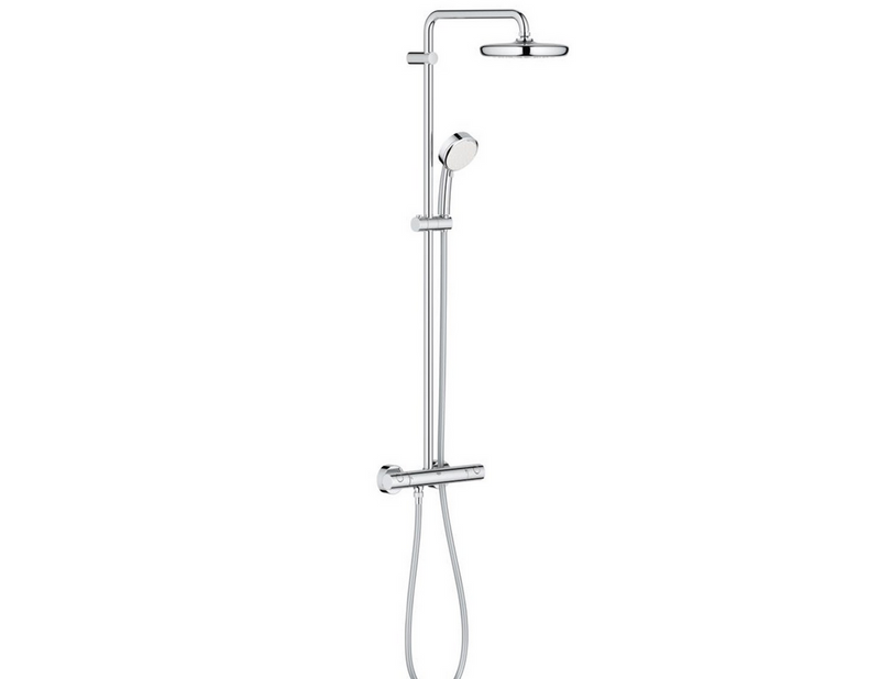 Grohe Tempesta Cosmopolitan System 210, Duschsystem mit Thermostatbatterie für