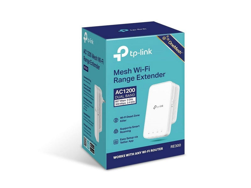 TP-Link RE300 AC1200 Mesh Wi-Fi Range Extender