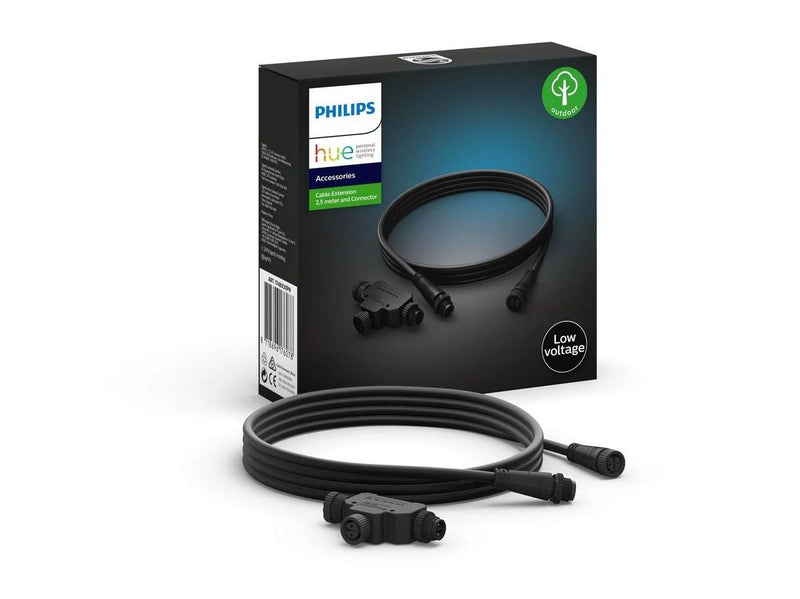 Philips Hue Outdoor LV Cable 2.5 m + T-part