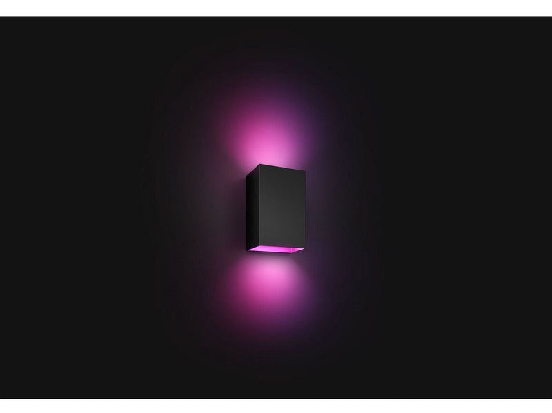 Philips Hue Resonate Outdoor Wandleuchte - Schwarz