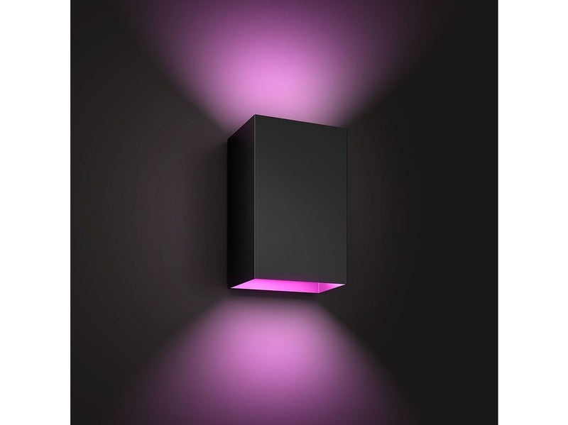 Philips Hue Resonate Outdoor Wandleuchte - Schwarz