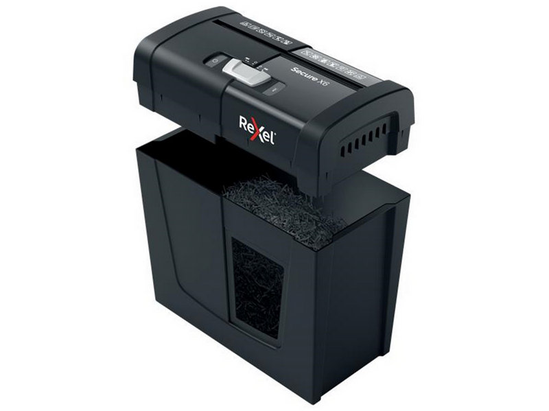Rexel Secure X6 Aktenvernichter, Partikelschnitt, P4, 6 Blatt
