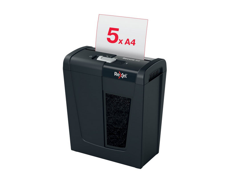 Rexel Secure S5 Aktenvernichter, Streifenschnitt, P2, 5 Blatt