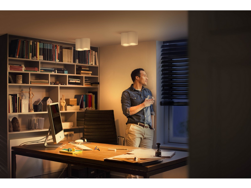 Philips Hue Pillar Double Spotlight - White - With Dimmer Switch