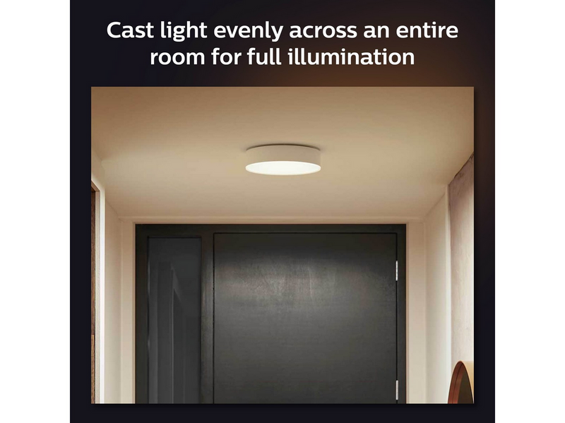 Philips Hue Enrave, mittelgroße Deckenleuchte (Weiß)