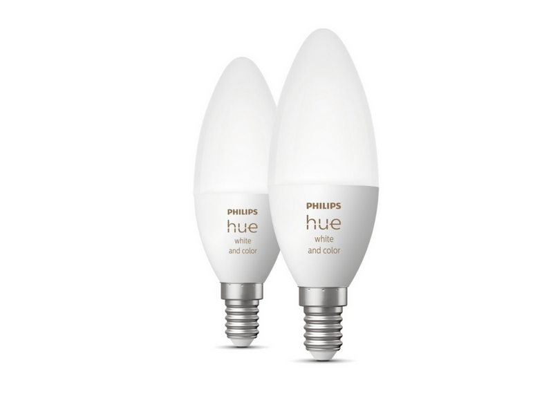 Philips Hue Color E14 B39 Candle Light - 2-pack
