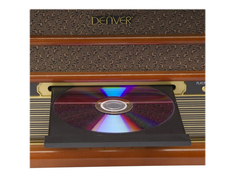DENVER MRD-51 - Retro music system - LP - CD - FM - DAB - Wood