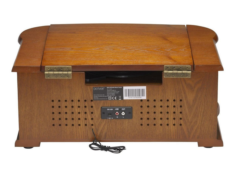DENVER MRD-51 - Retro music system - LP - CD - FM - DAB - Wood