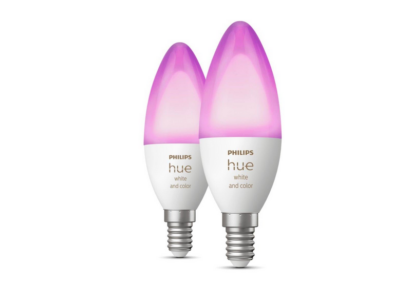 Philips Hue Color E14 B39 Candle Light - 2-pack