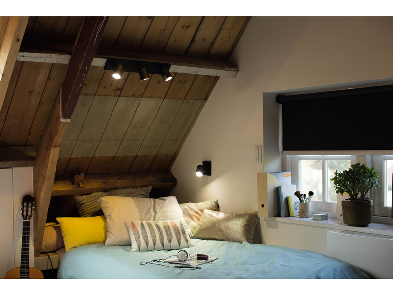 Philips Hue Runner Single Spotlight - Black - No Dimmer Switch
