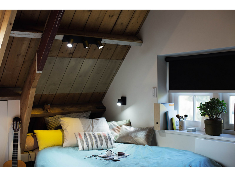 Philips Hue Runner Single Spotlight - Black - No Dimmer Switch