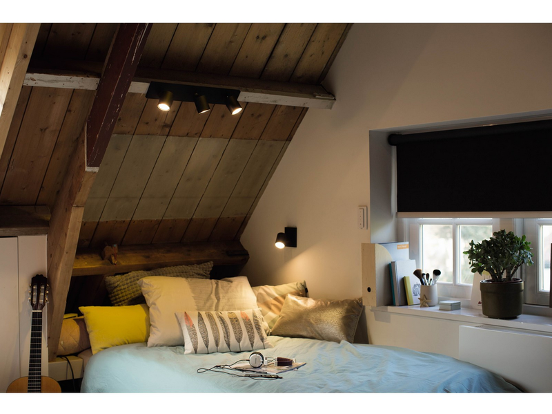 Philips Hue Runner Single Spotlight - Black - No Dimmer Switch