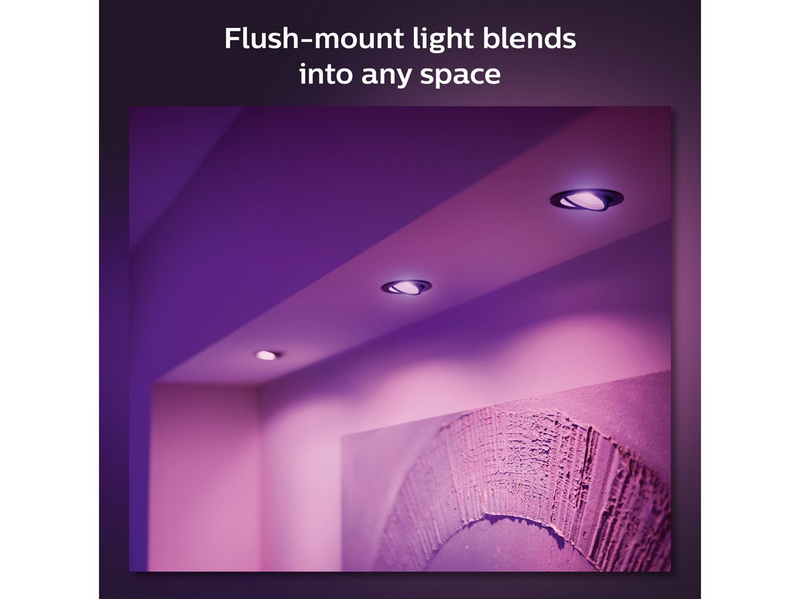Philips Hue Centura Recessed Spotlight Round - Black