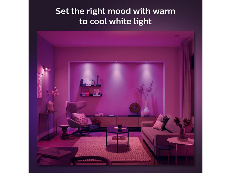 Philips Hue Centura Recessed Spotlight Round - Black