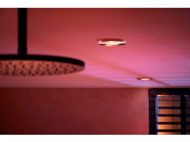 Philips Hue Xamento Bathroom Recessed Spotlight - Chrome