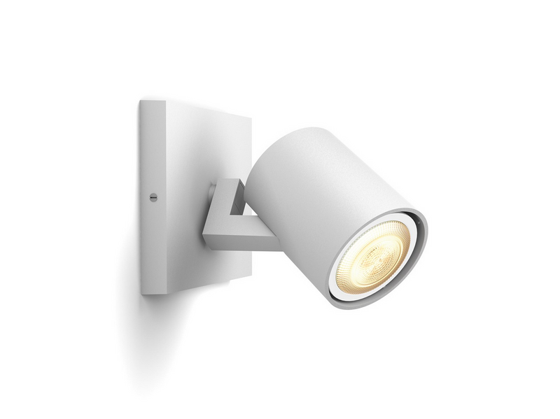 Philips Hue Runner Single Spotlight - White - No Dimmer Switch