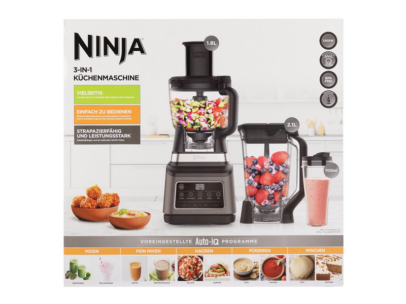 Ninja Küchenmaschine 3-in-1 with Auto-iQ