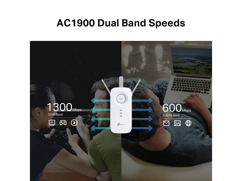 TP-Link RE550 AC1900 Wi-Fi Range Extender
