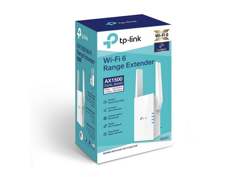 TP-Link RE505X AX1500 Wi-Fi 6 Range Extender