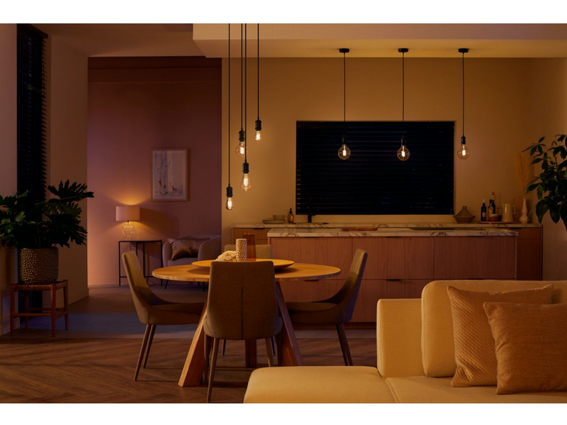 Philips Hue G125 E27 Giant Globe Glas mit Glühfaden