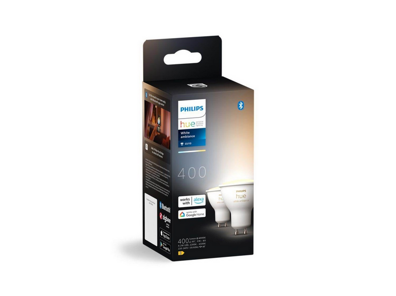 Philips Hue White Ambiance GU10 Spotlight - Doppelpack