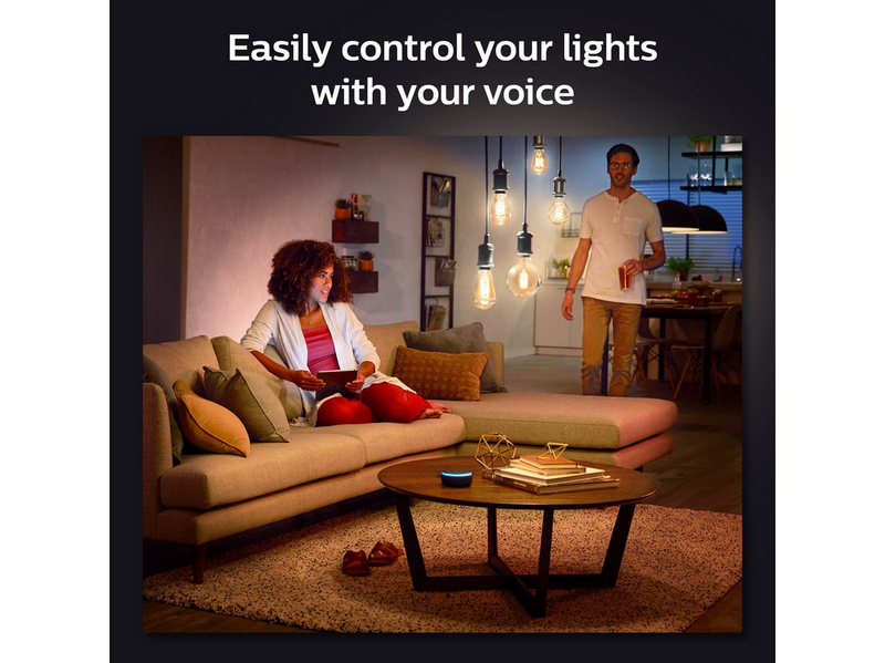 Philips Hue G125 E27 Giant Globe Glas mit Glühfaden