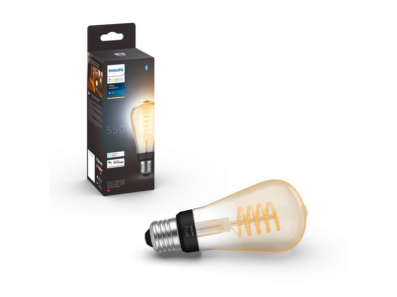 Philips Hue ST64 E27 Edison Lampe mit Glühdraht