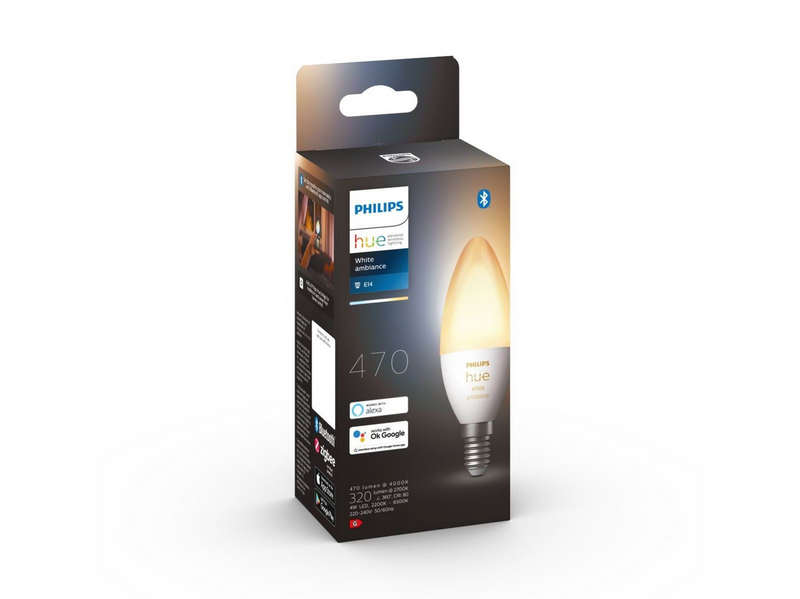Philips Hue White Ambiance E14 B39 Candle Light - 1-pack