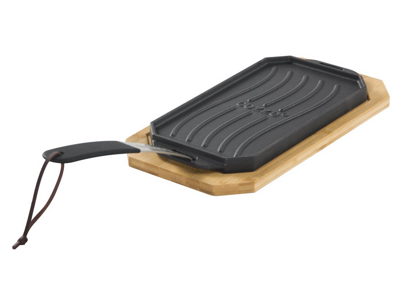 cozze Cozze wendbare gusseiserne Pfanne mit Untersetzer 165 x 330 mm