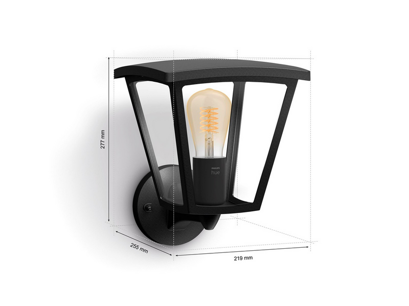 Philips Hue Outdoor Inara Wall Lantern