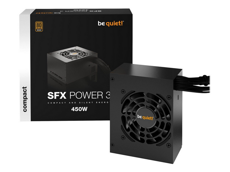 be quiet! SFX Power 3 Netzteile - 450 Watt - 80 mm - ATX - 80 Plus Bronze