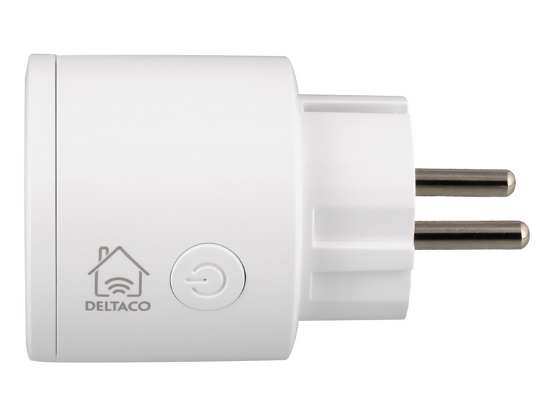Deltaco SMART HOME switch WiFi 2.4GHz 1xCEE 7/3 10A timer 220-240V 3-pack white