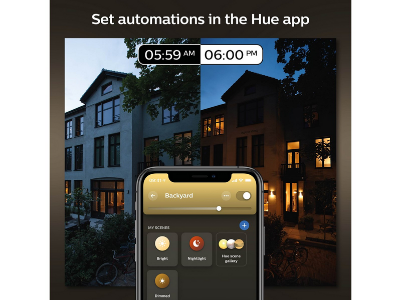 Philips Hue Outdoor Inara Wall Lantern