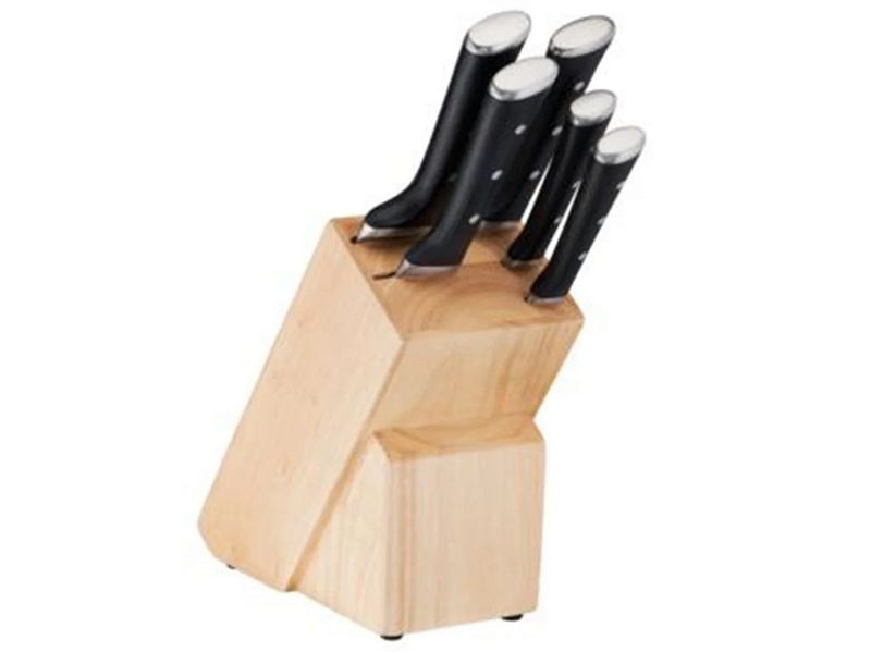 Tefal ICE FORCE Set Wooden block + 5 knives