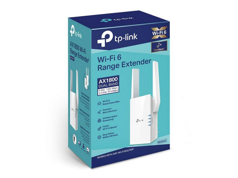 TP-Link RE605X AX1800 Wi-Fi 6 Range Extender