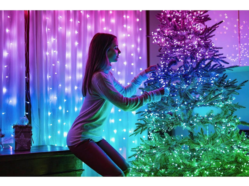 Twinkly Strings – 600 App-Controlled RGB LEDs. 48 Meters. Black Wire.