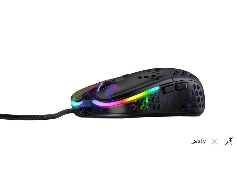 Xtrfy MZ1 - Zy's Rail - Gaming Maus (Schwarz mit RGB)